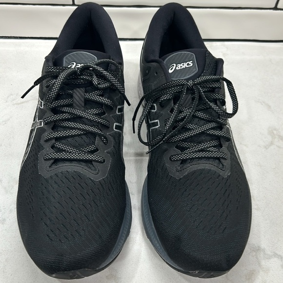 ASICS GEL KAYANO 27 MENS SNEAKERS 13 Extra Wide Black Silver - Picture 2 of 16